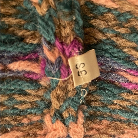 L.L. Bean Style Fair Isle Women's Multicolor Patterned Cardigan Wool - Picture 8 of 12